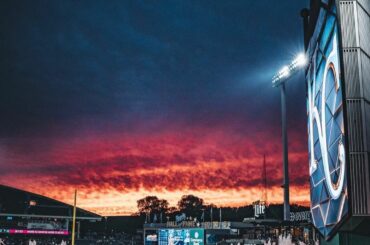 Tonight’s baseball sky....