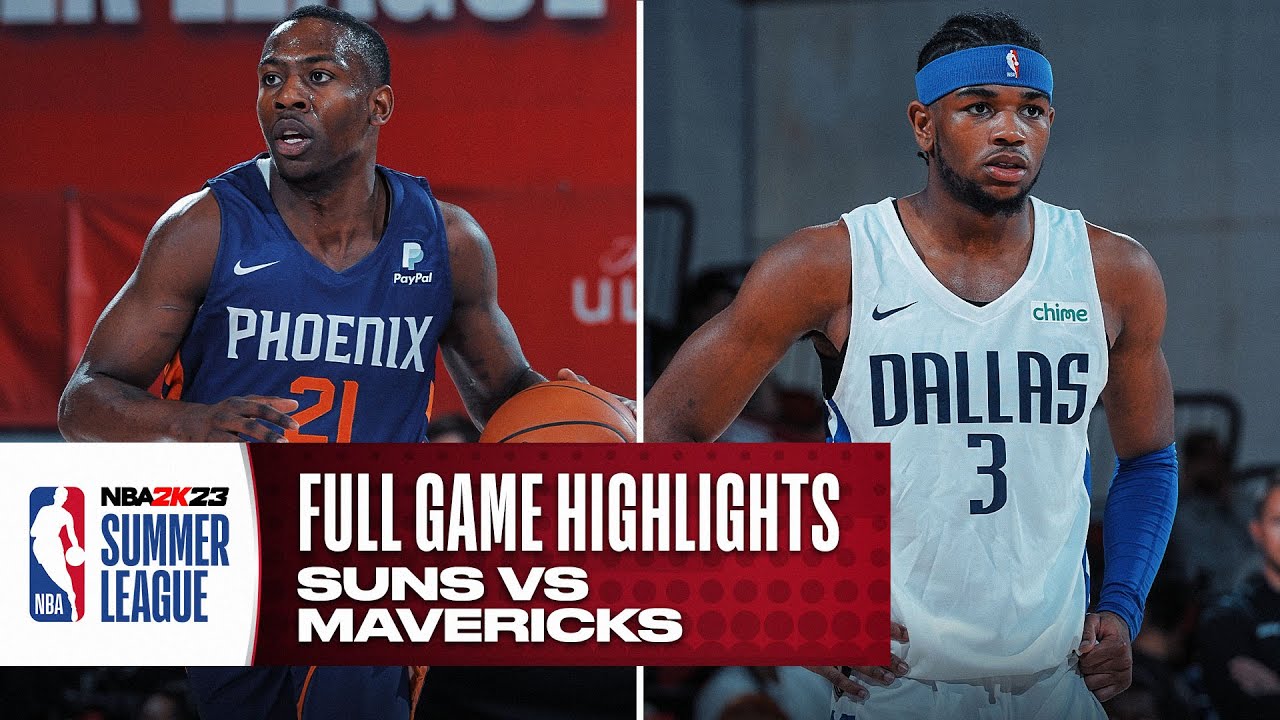 SUNS vs MAVERICKS | NBA SUMMER LEAGUE | FULL GAME HIGHLIGHTS