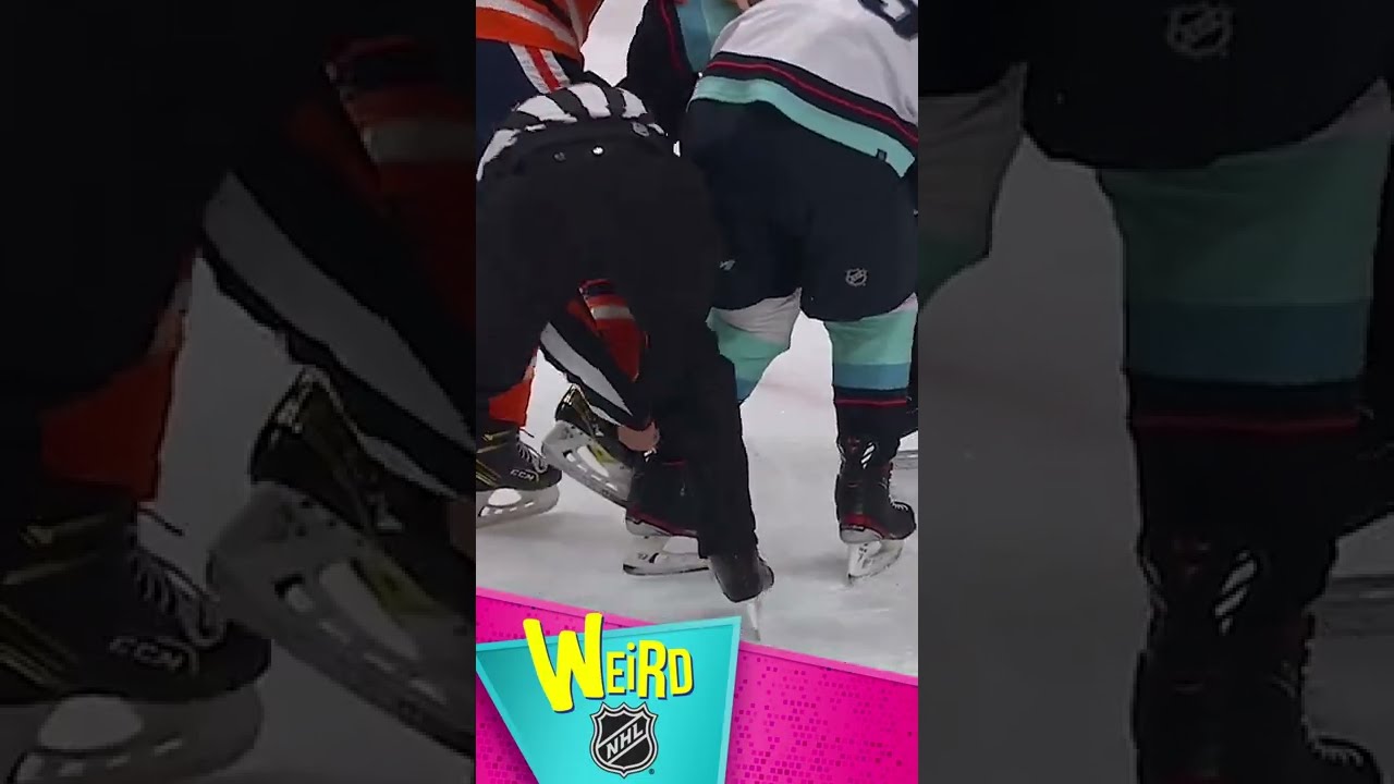 "I have never seen that in 20 years of covering pro hockey!" | Weird NHL #shorts