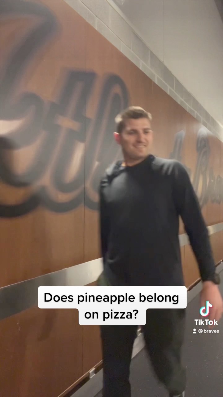 Atlanta Braves Does pineapple belong on pizza?... Raw Chili