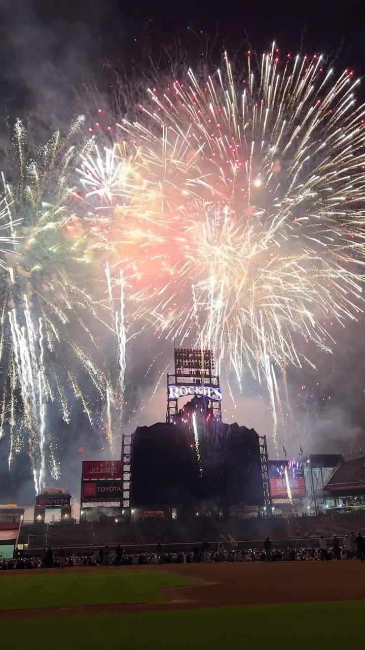 Coors Field Summer fireworks remain undefeated...