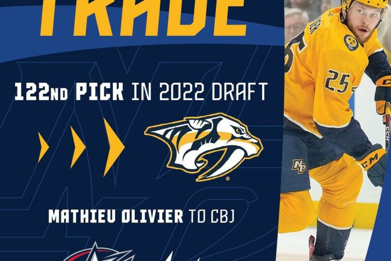 The #Preds have acquired the Toronto Maple Leafs’ fourth-round pick (122nd overa...