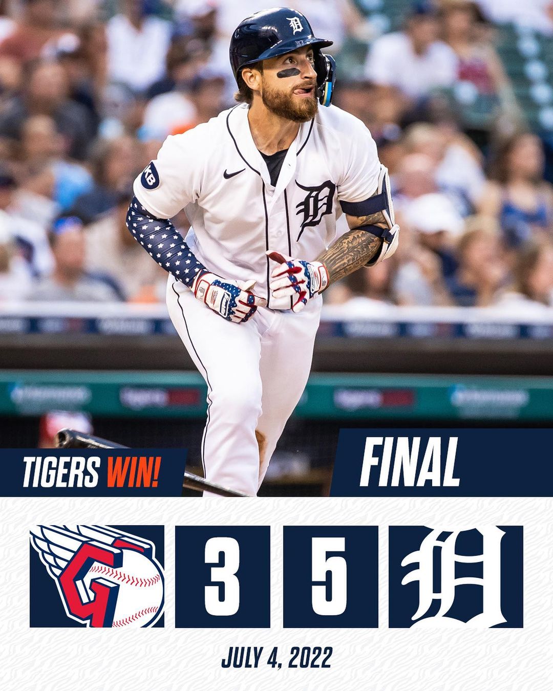 Fireworks on and off the field! #TigersWin...