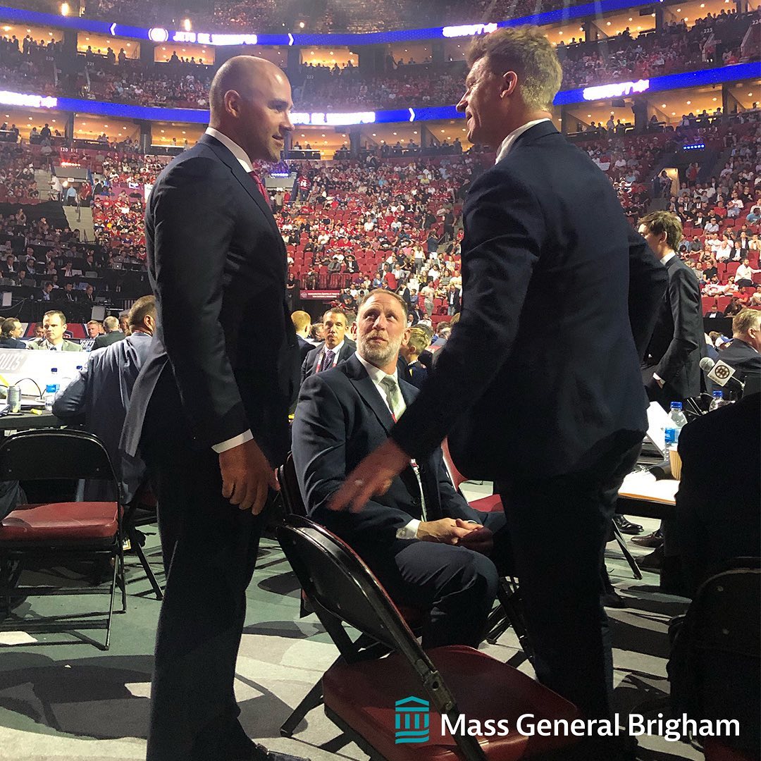 What's up, Johnny !

#NHLDraft | @massgeneralbrigham...