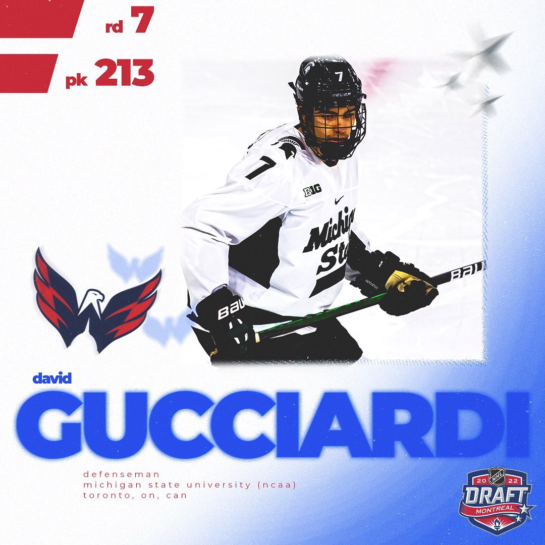 With the 213th pick in the 2022 NHL Draft, the Washington Capitals are proud to ...