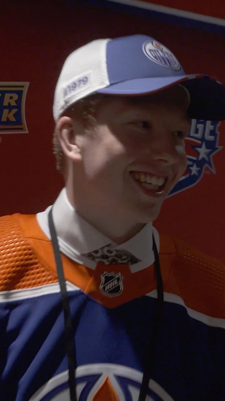 Ever wonder what a GOAT call sounds like?  #LetsGoOilers #NHLDraft...