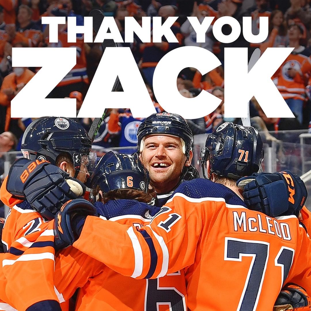 Zack, thank you for everything you brought to the team & the city over the past ...