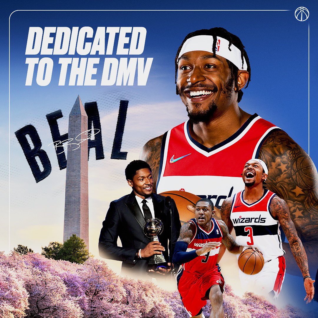 Leaving a legacy.  @bradbeal3 has signed a new five-year deal to remain in D.C....