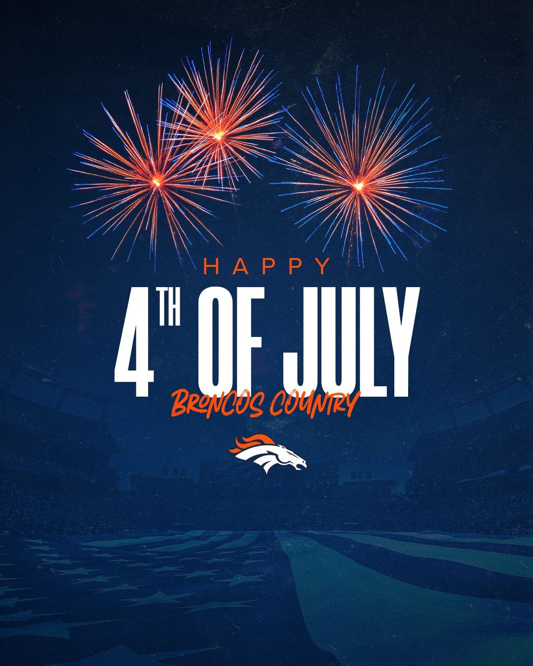 Happy 4th of July, #BroncosCountry!...