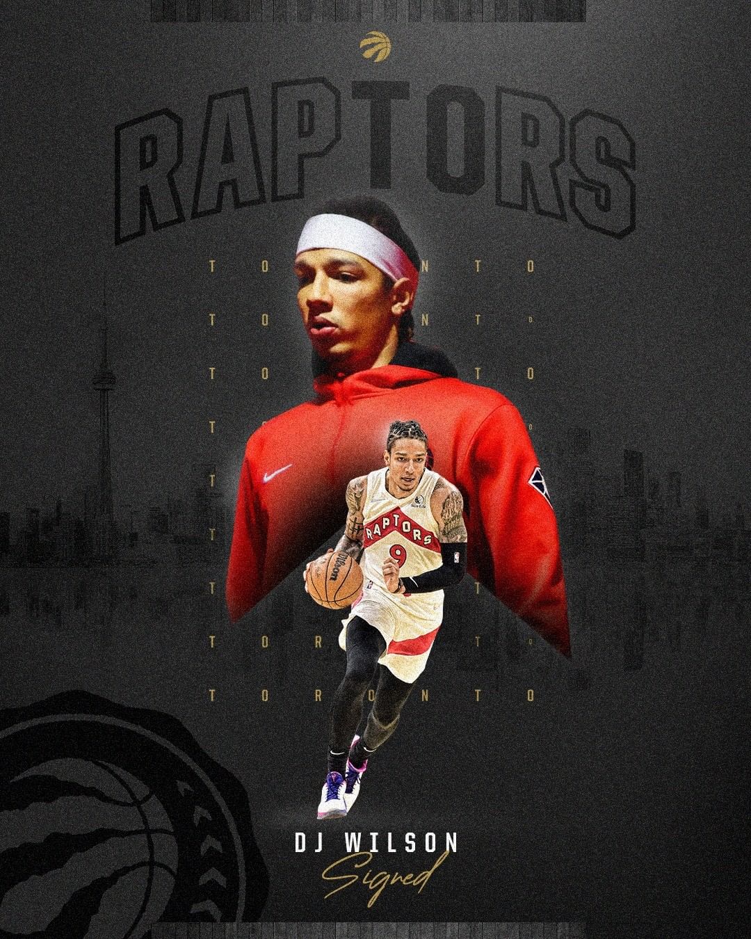 Let's get to work @lanky_smoove  #WeTheNorth...