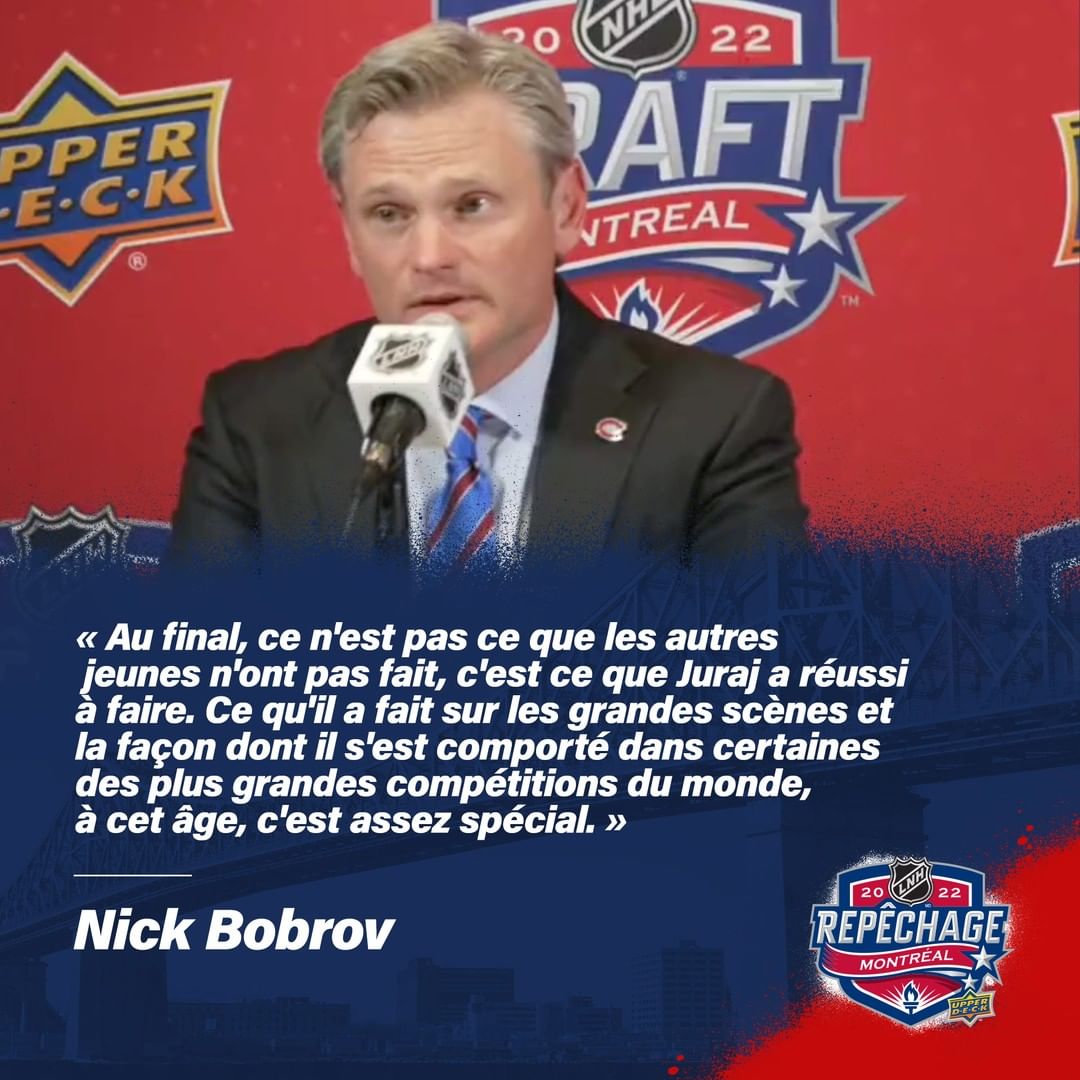 Les dépisteurs des Canadiens ont fait leurs devoirs avant de faire de Juraj Slaf...