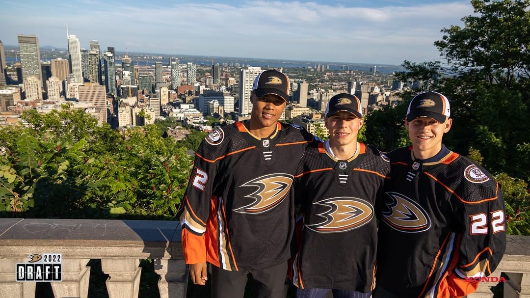 Not a bad view . Lots of smiles on Friday evening for these guys. #DucksDraft #F...