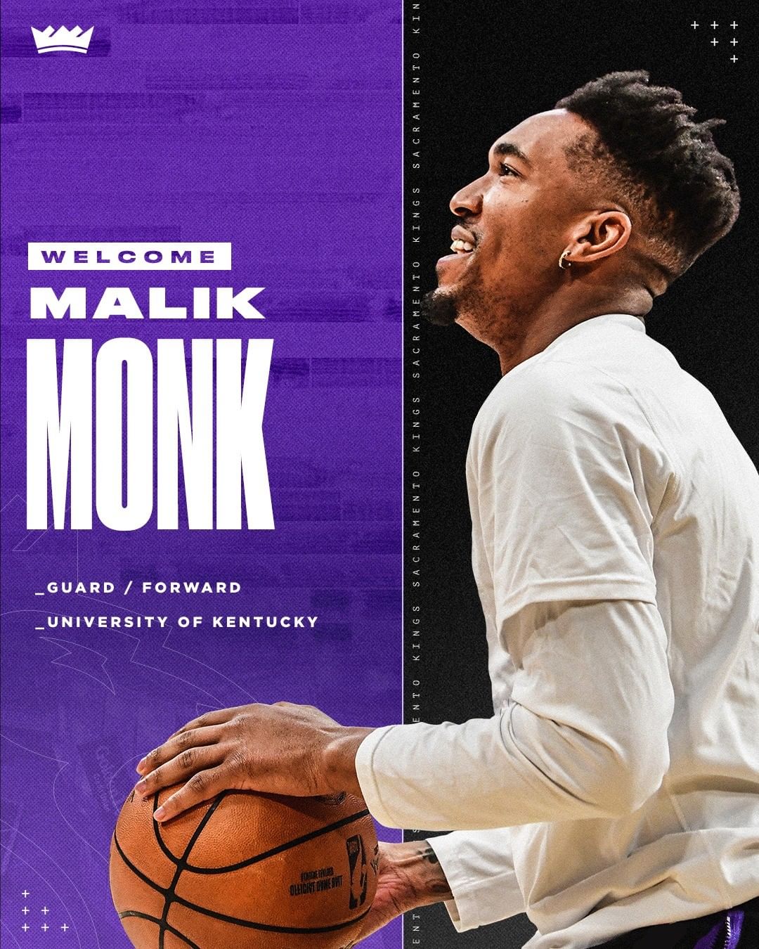 OFFICIAL: Welcome to Sactown, @ahmad_monk!...