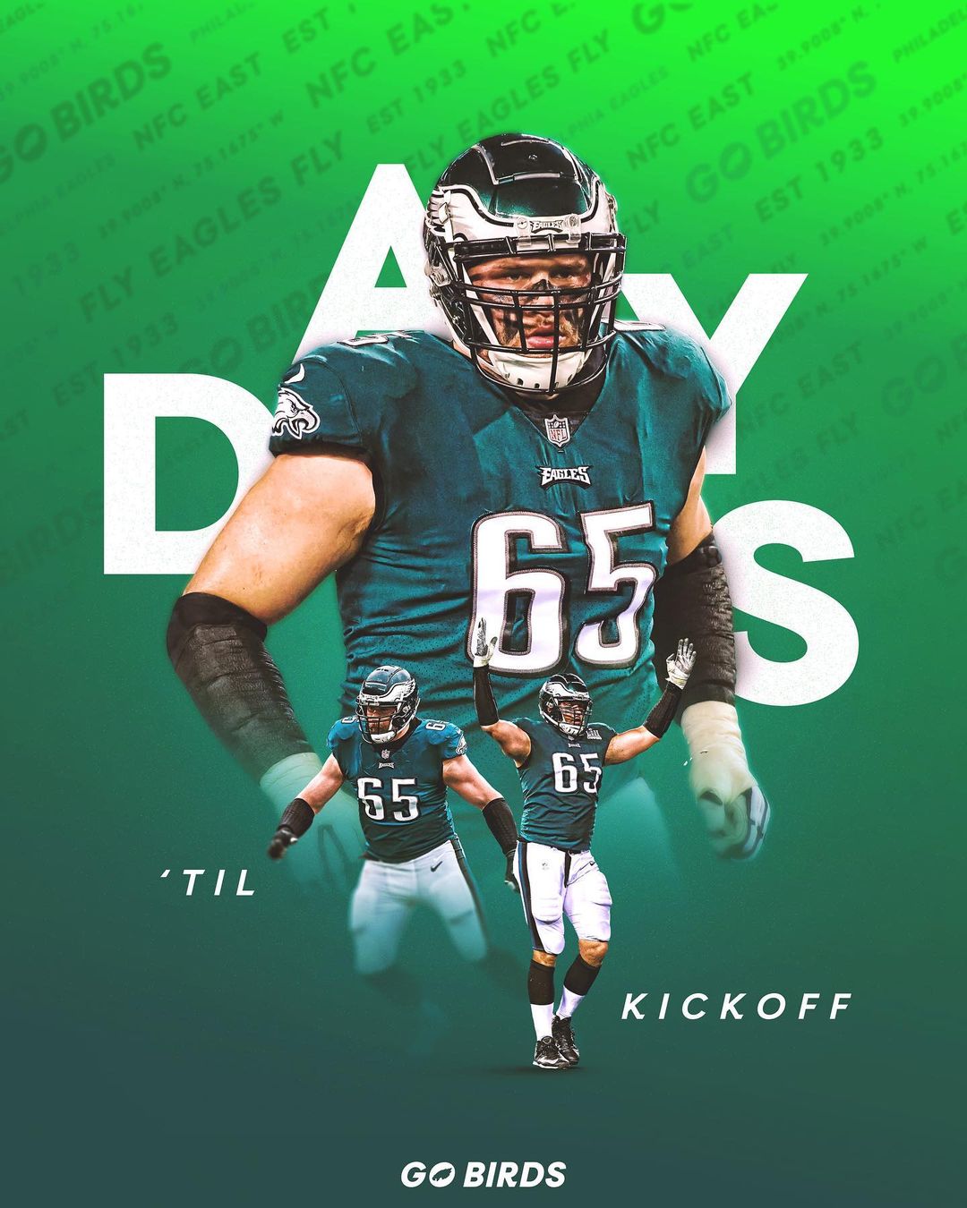 65 and counting 

@lanejohnson65 | #FlyEaglesFly...