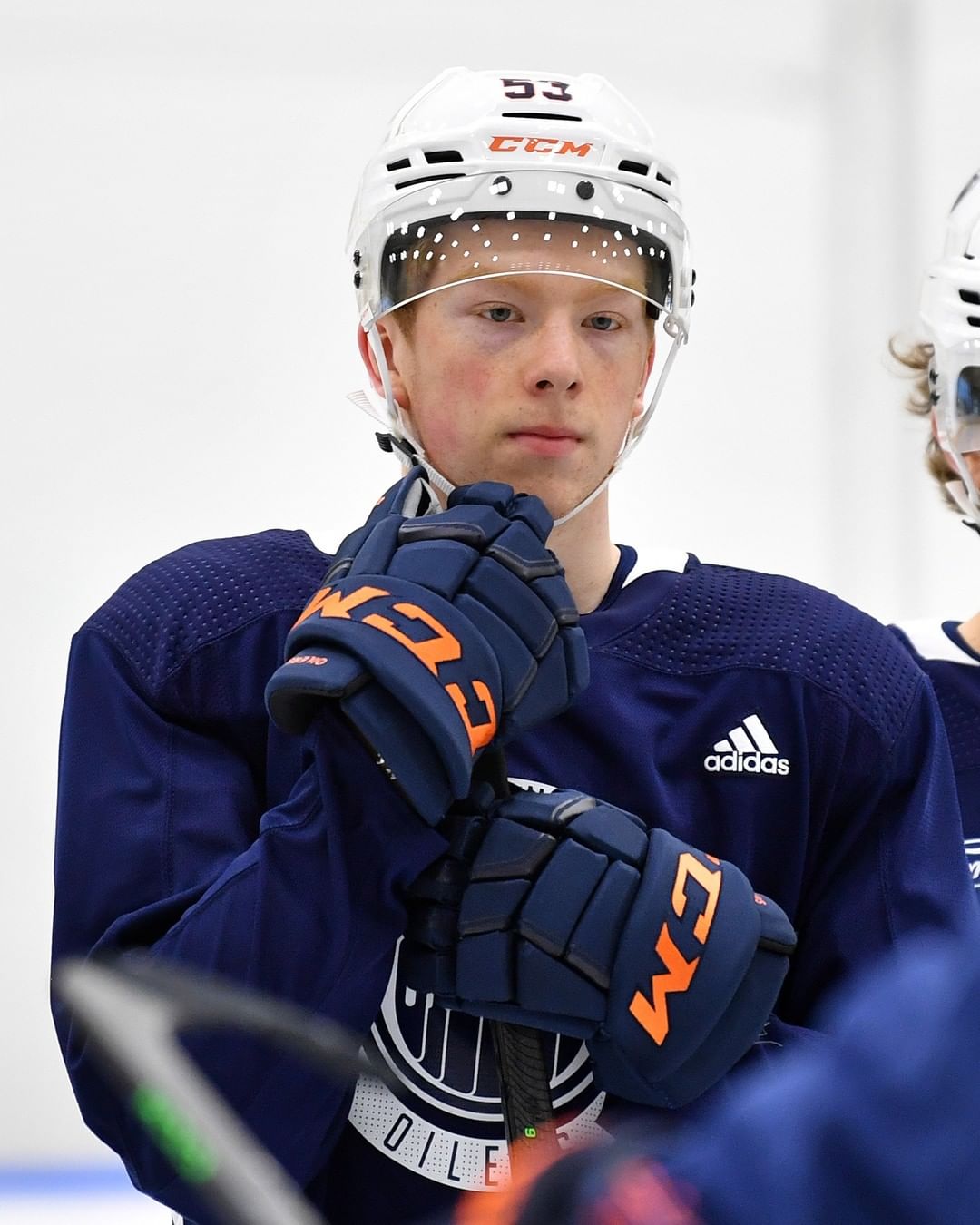 The kids have landed! First on-ice Dev Camp session today.  #LetsGoOilers...