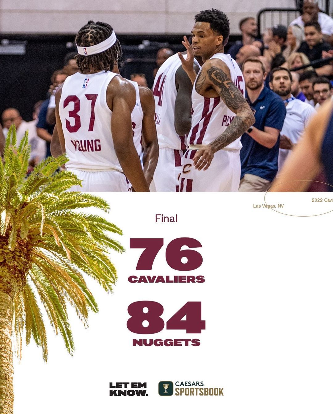 Back at it on Wednesday.

#CavsSummer...