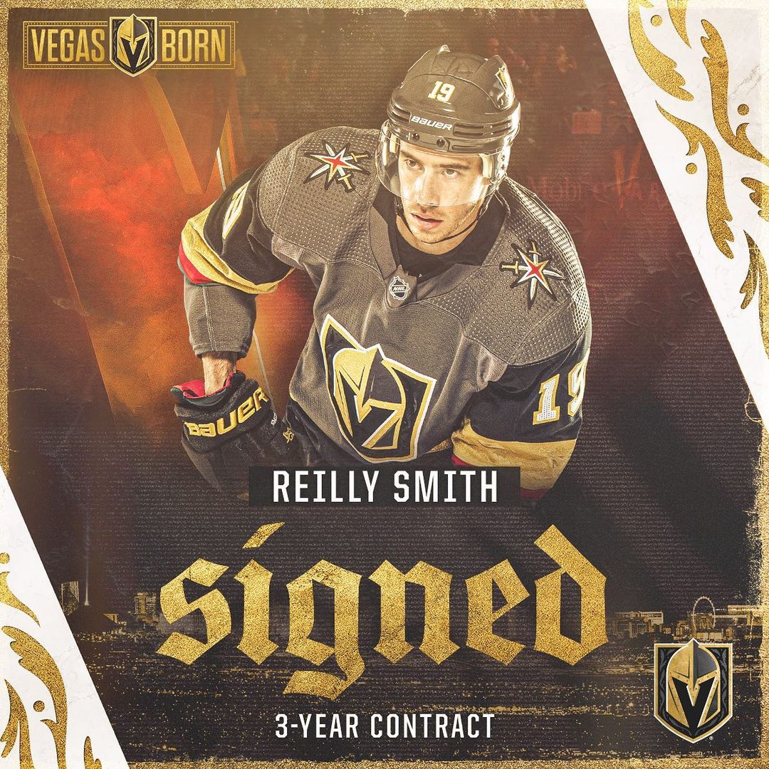 We’re REILLY excited about this  The Golden Knights have signed Reilly Smith t...