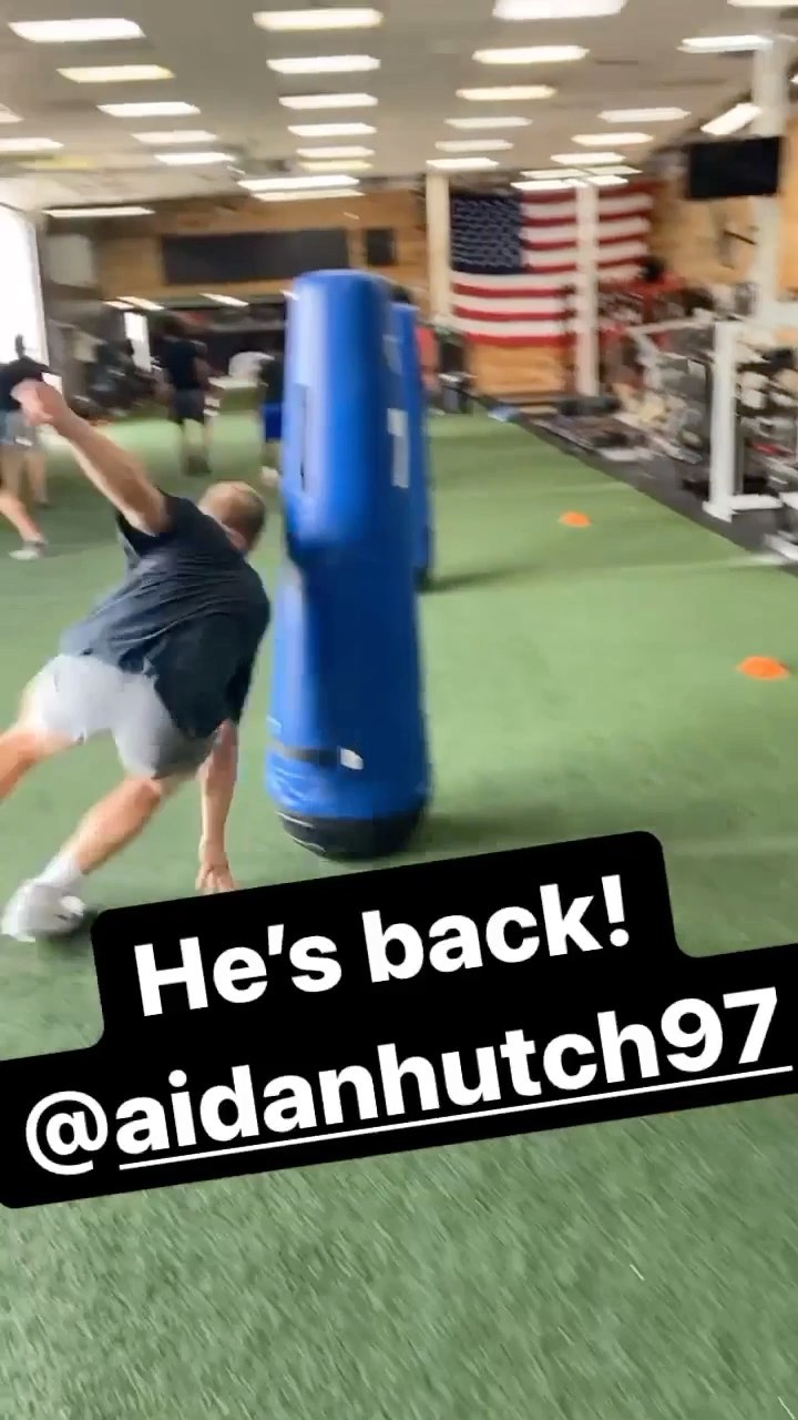 @aidanhutch97 on his way to sack your QB  (via @ethoshumanperformance)...