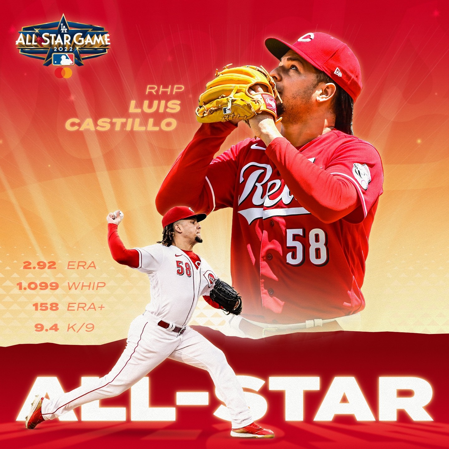 #LaPiedra is a 2x All-Star  Congratulations to Luis Castillo on his selection t...