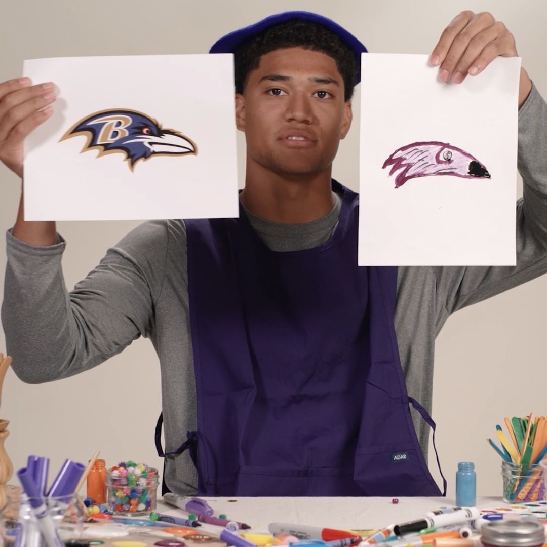 They're football players AND artists...