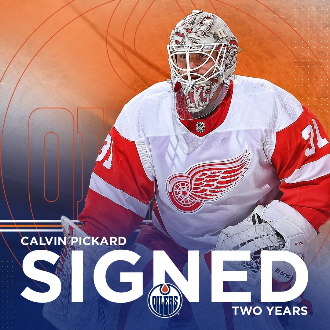 INKED 

The #Oilers have signed goaltender Calvin Pickard to a two-year, two-way...
