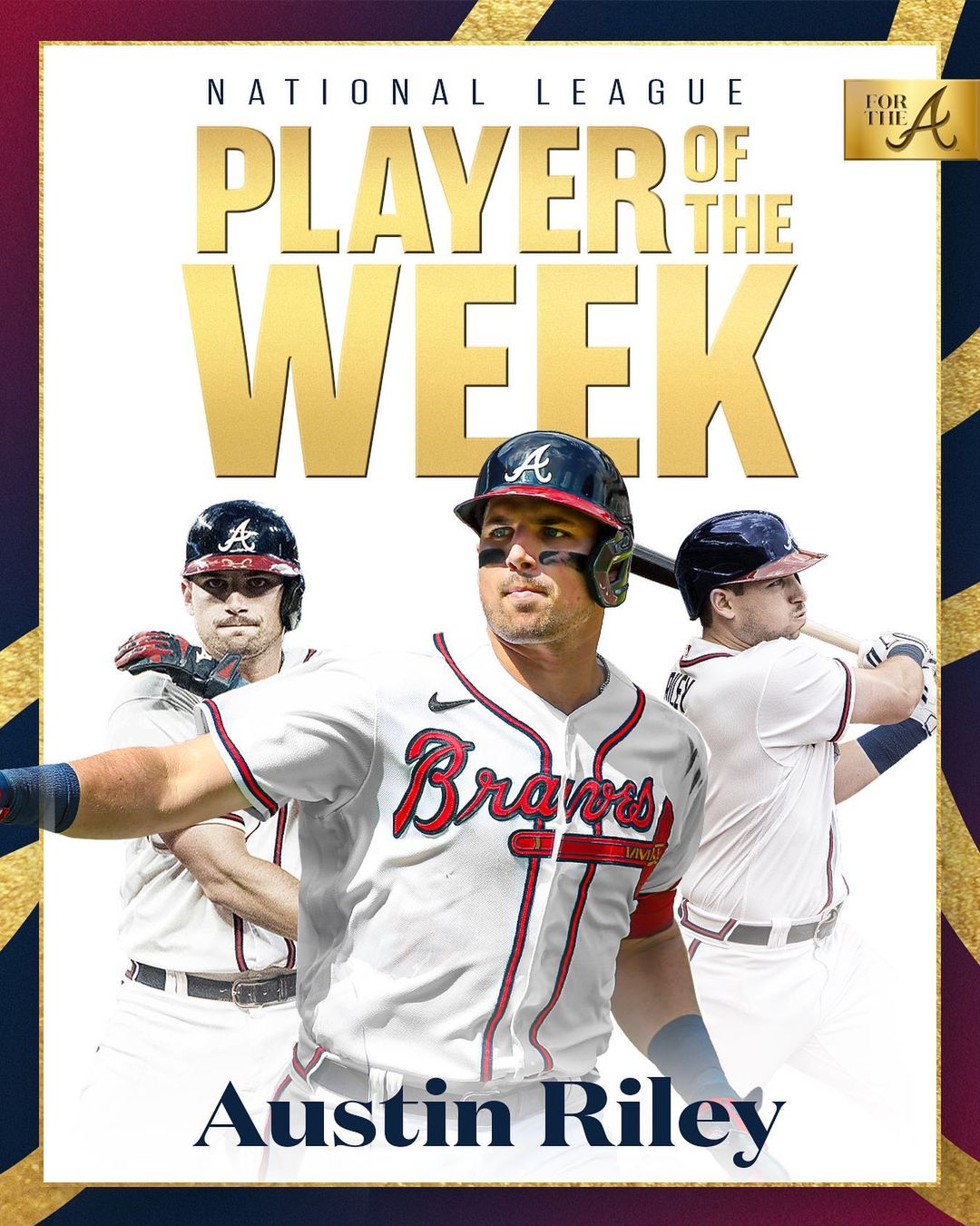 Your NL Player of the Week, @austin_riley8!  #ForTheA...