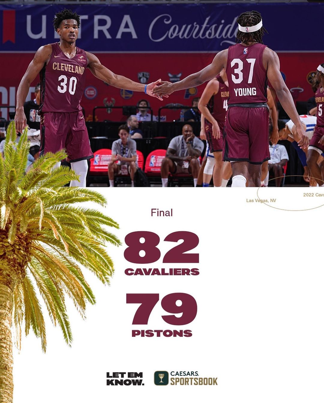 Held on for the W. #CavsSummer...