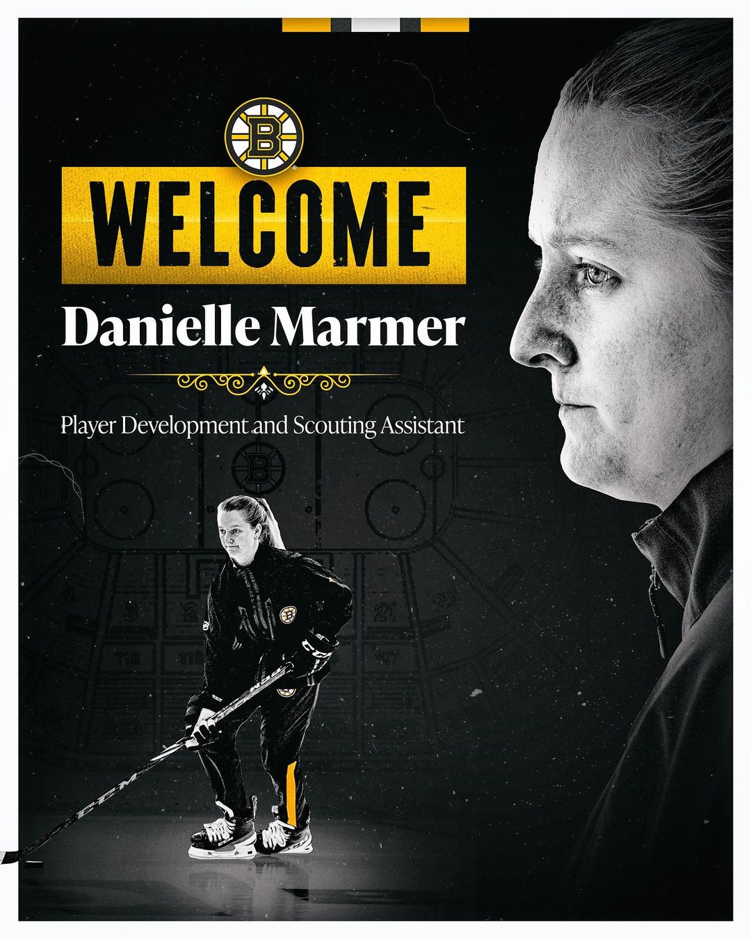 The #NHLBruins have named Danielle Marmer as Player Development and Scouting Ass...