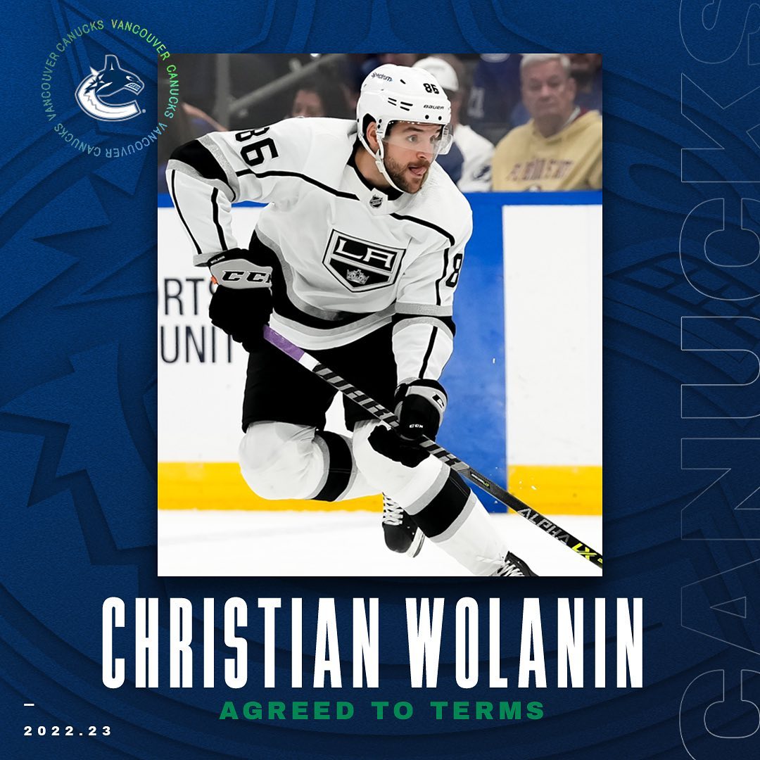 Welcome to Vancouver, Christian!  Canucks have agreed to terms with defenceman ...