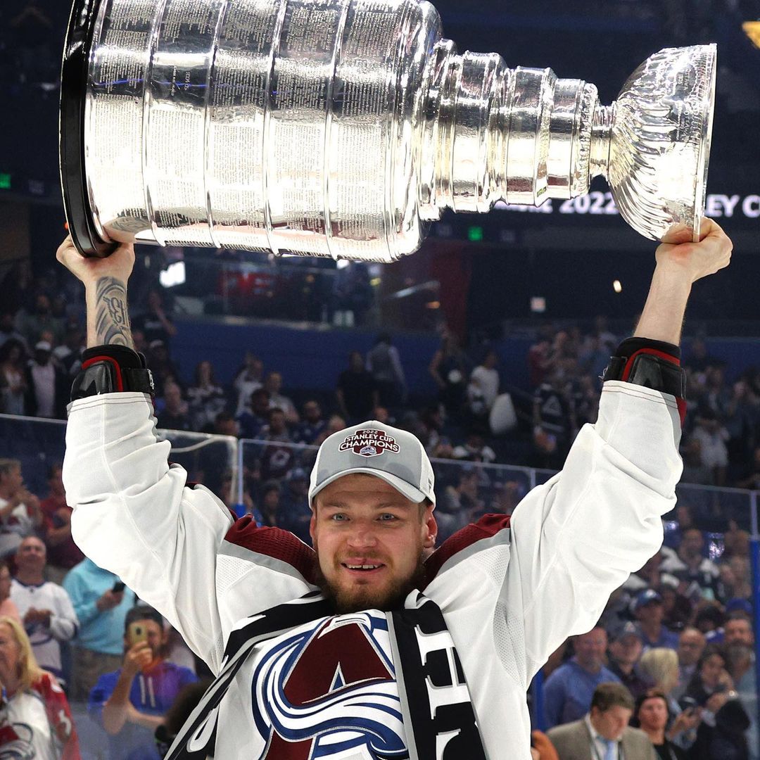 Eight more years with this man #GoAvsGo...