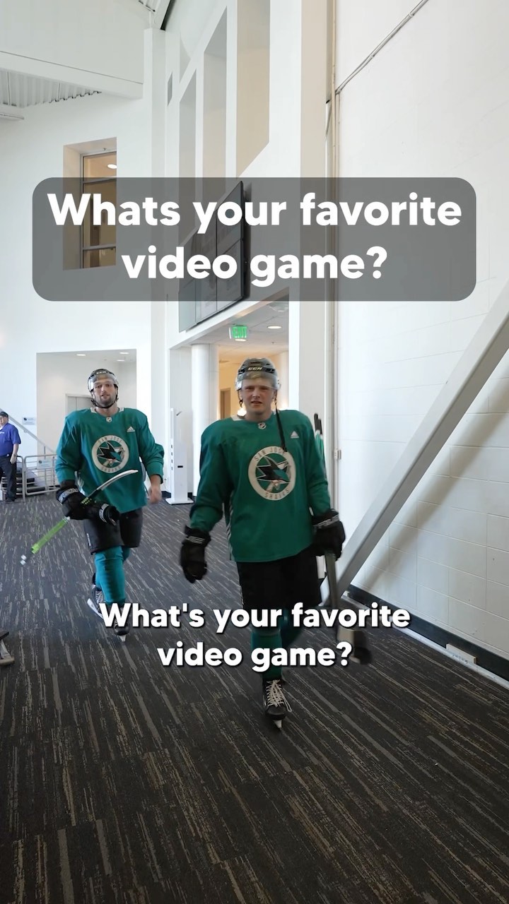 They might be hockey players, but they’re also gamers...