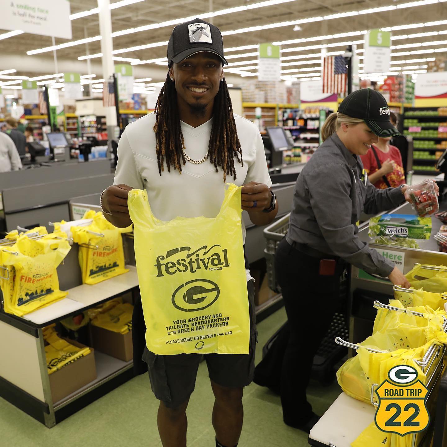 Gotta pick up some snacks at @festfoods !  We thought we’d lend a hand while we...