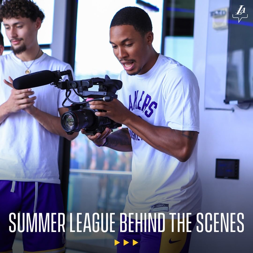 Range on and off the court  #LakersSummer...
