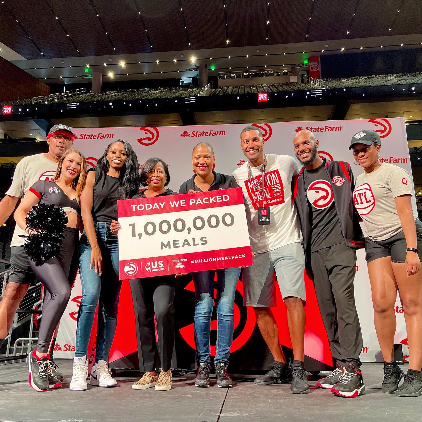1 MILLION MEALS PACKED! 

Big thanks to @StateFarm and all our volunteers who jo...