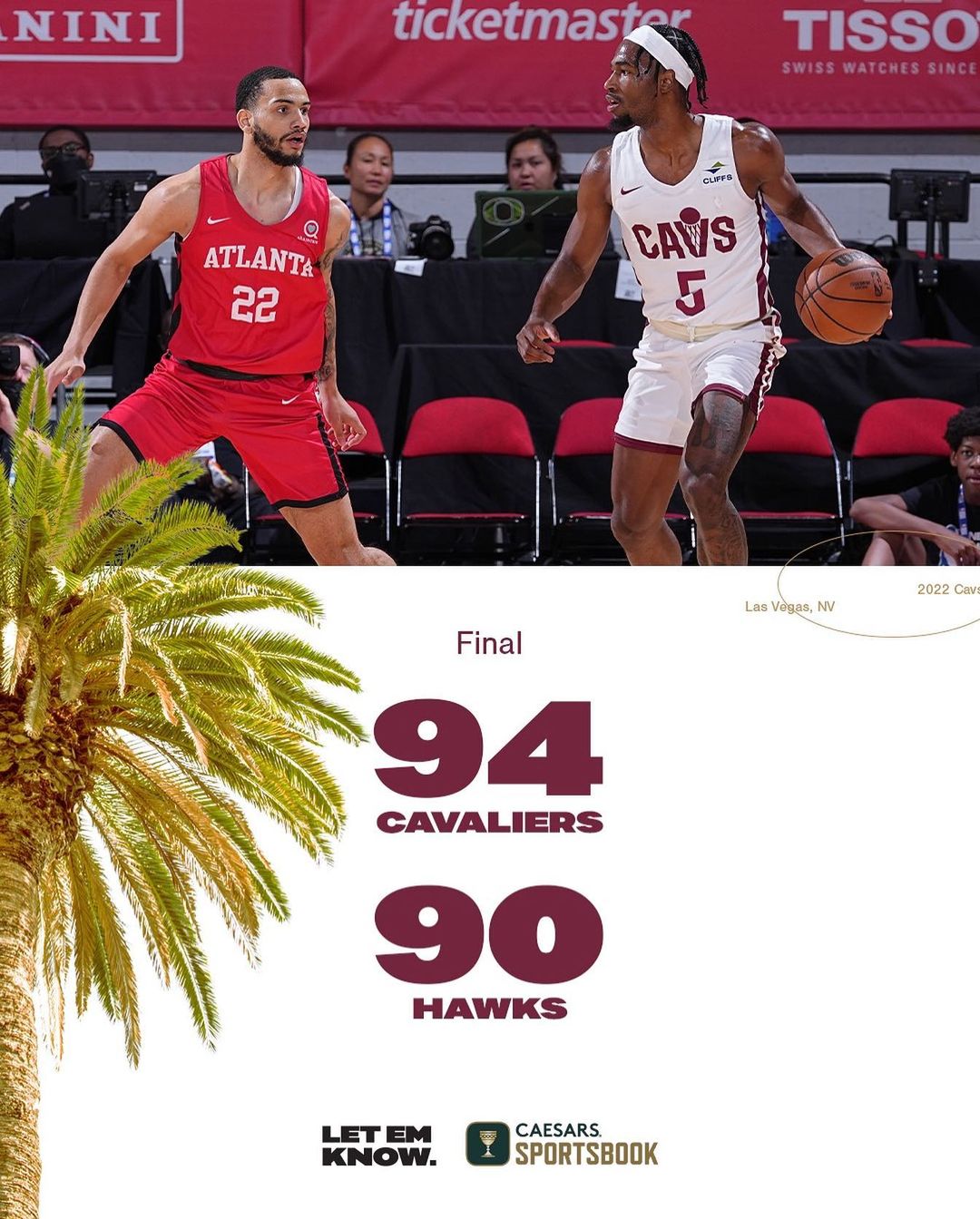 Went 3-2 in Las Vegas 

#CavsSummer...