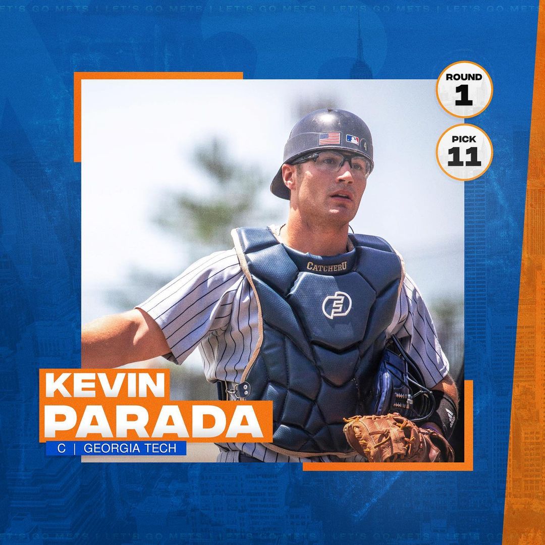 Welcome to the Big Apple, Kevin!  With the 11th pick in the #MLBDraft, we have ...