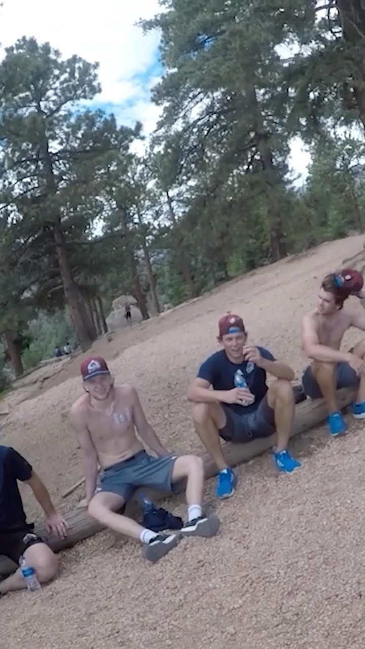 POV: You’re climbing the Manitou Incline for the first time. #GoAvsGo...