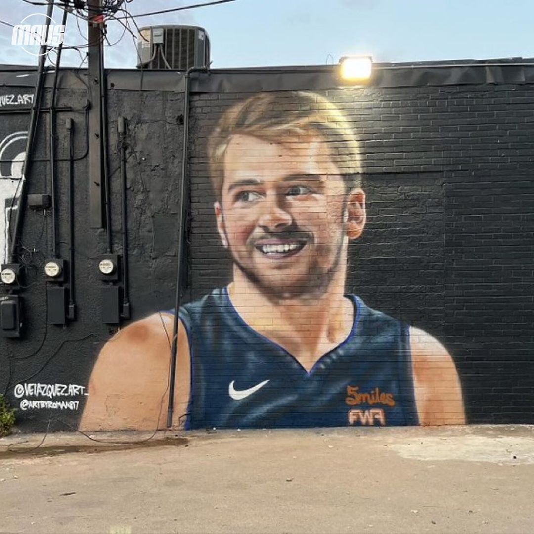 We love a @lukadoncic mural 

(H/t @velazquez_art_)...