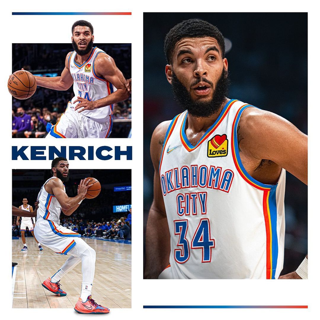 Thunder Signs Kenrich Williams to a Multi-Year Contract Extension...