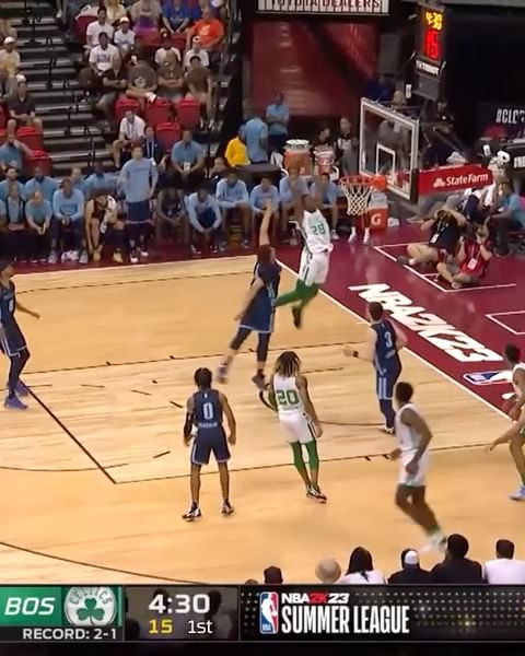 the BEST of @mfiondu (14.8 PPG, 8.2 RPG) for the @celtics at the #NBA2K23SummerL...