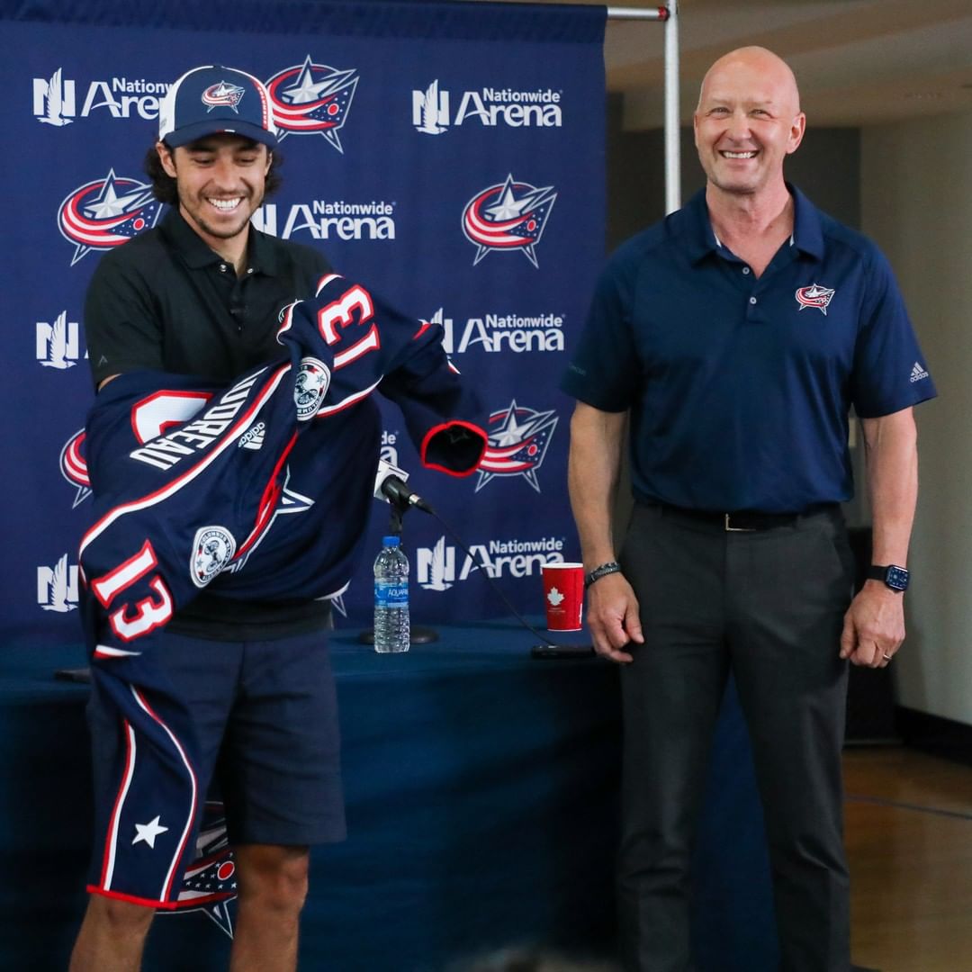 When  Johnny  puts  on  the  #CBJ  jersey  Enter to win a signed Gaudreau jerse...