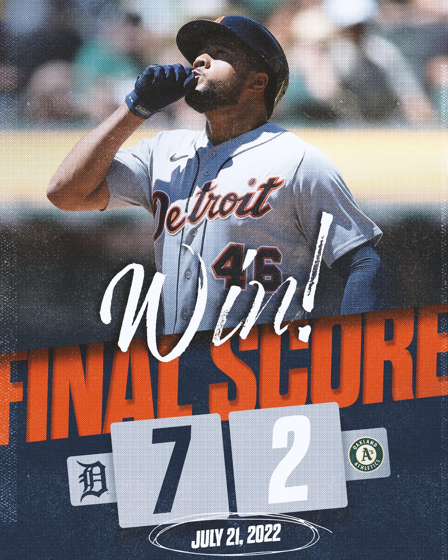 Second half came out swinging. #TigersWin...