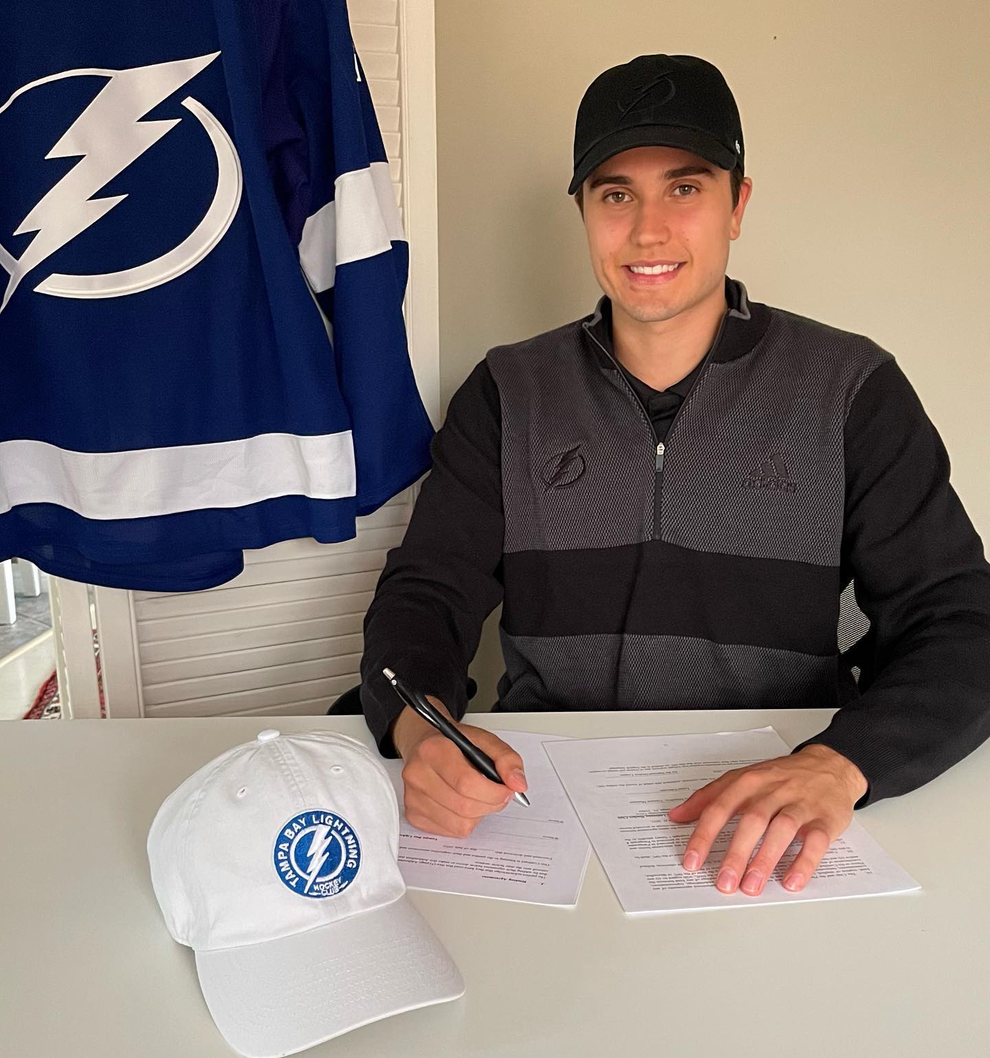 Extremely honored and grateful to sign my first NHL contract with such a fantast...