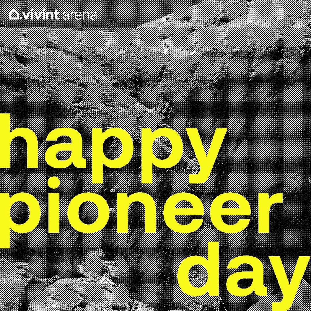 Have a safe and happy Pioneer Day!  #TakeNote...