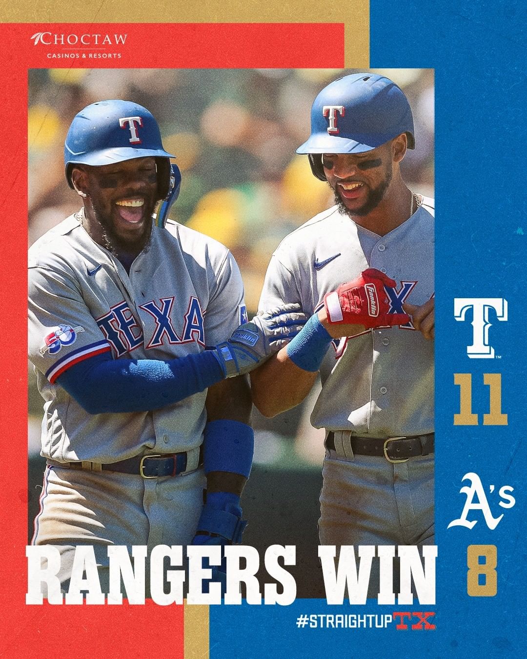 Back in the win column! #StraightUpTX...