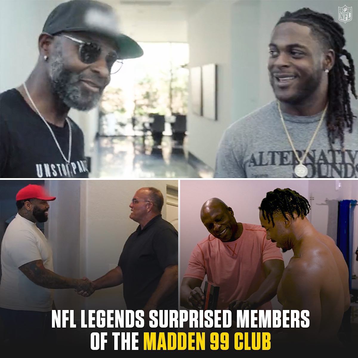 What a way to find out you’re in the @eamaddennfl 99 club....