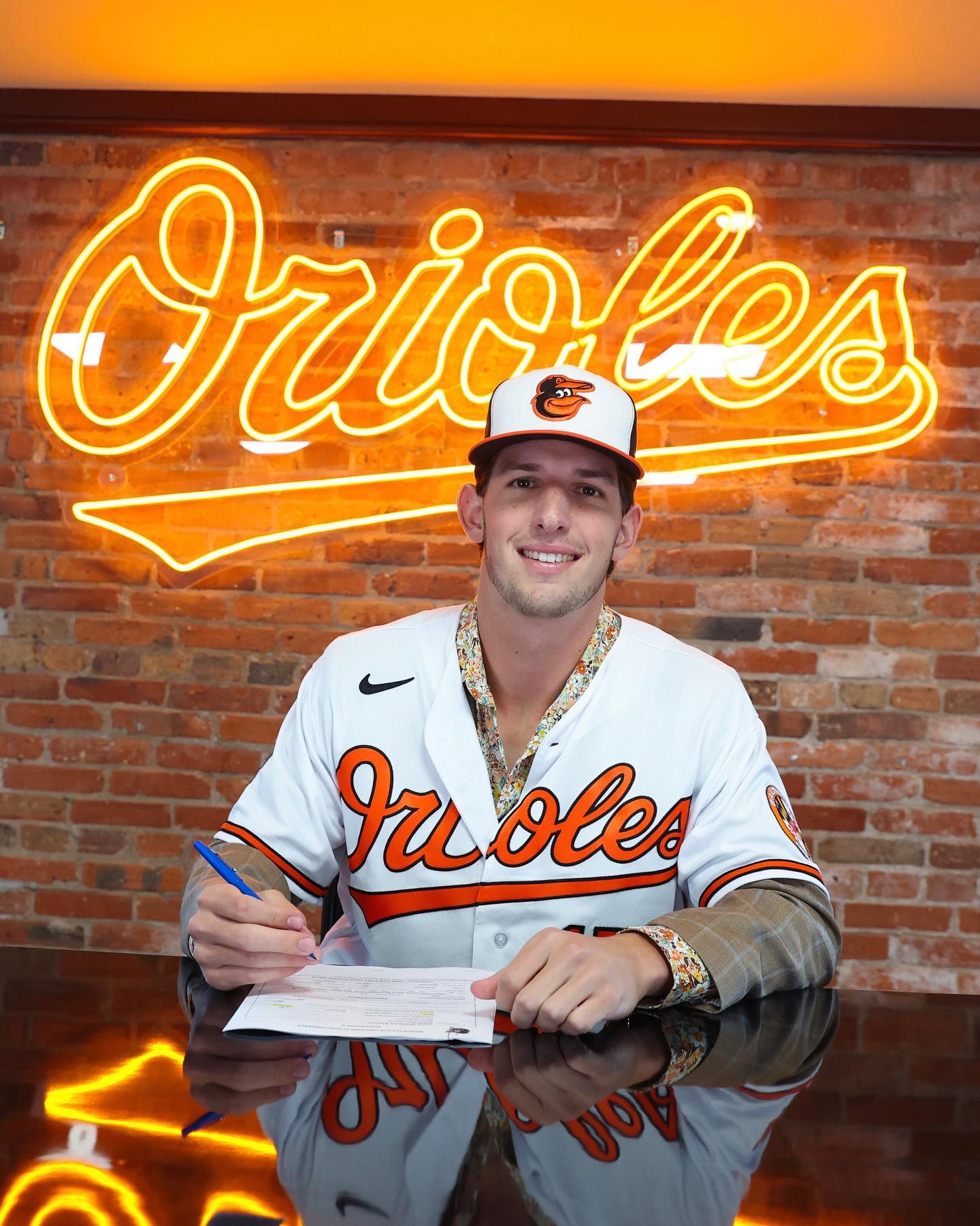 Pen to paper  Welcome to the Orioles, Dylan and Jud!...