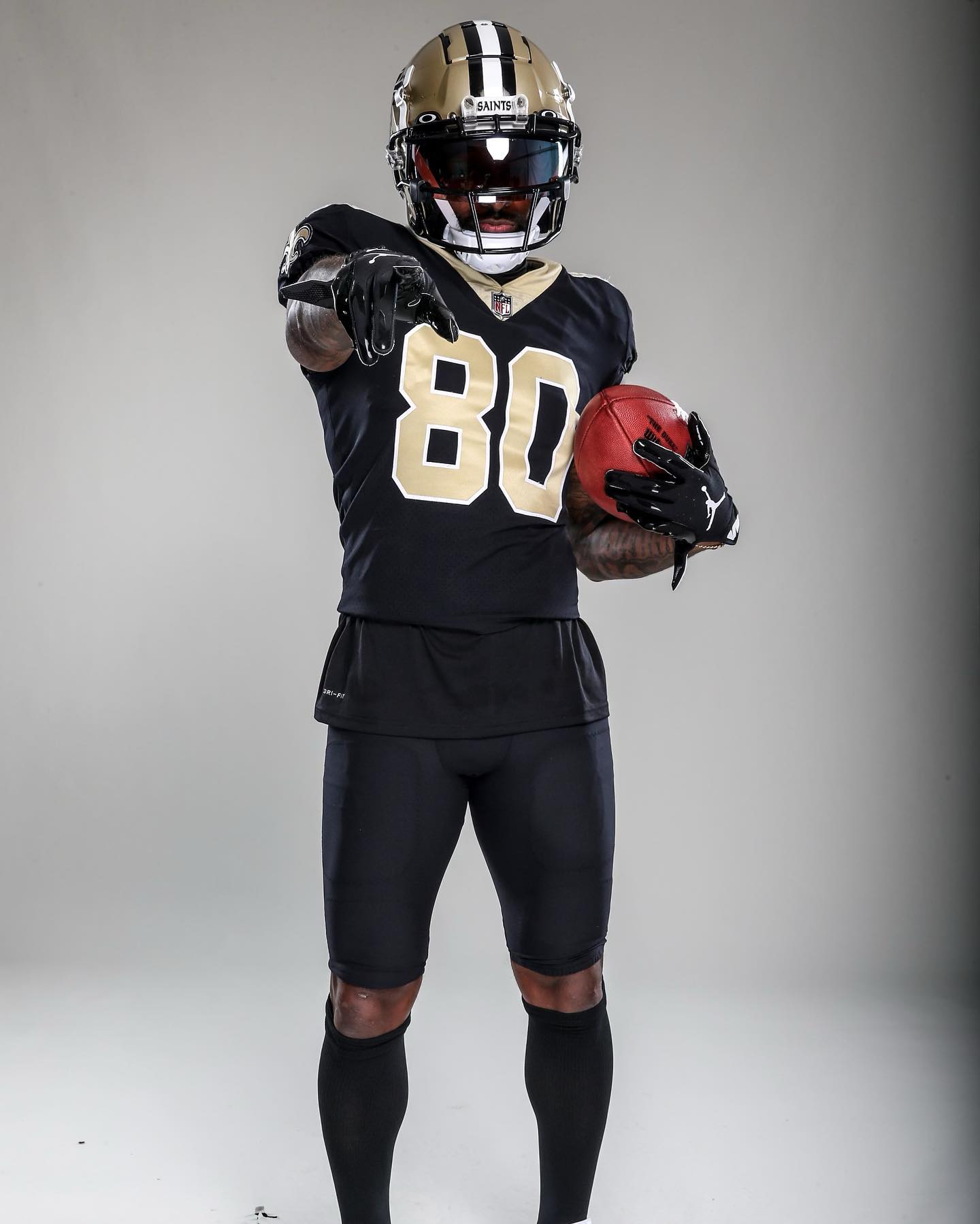 First Look: @juice_landry in his #Saints uniform...
