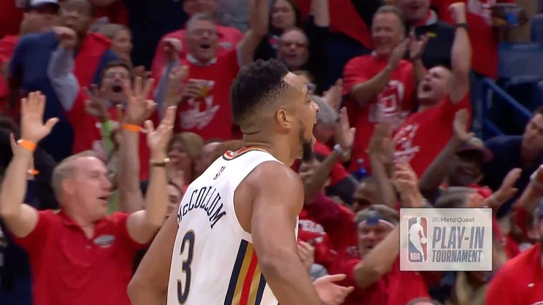 “McCollum deep from 3” is just…right  #TBT...