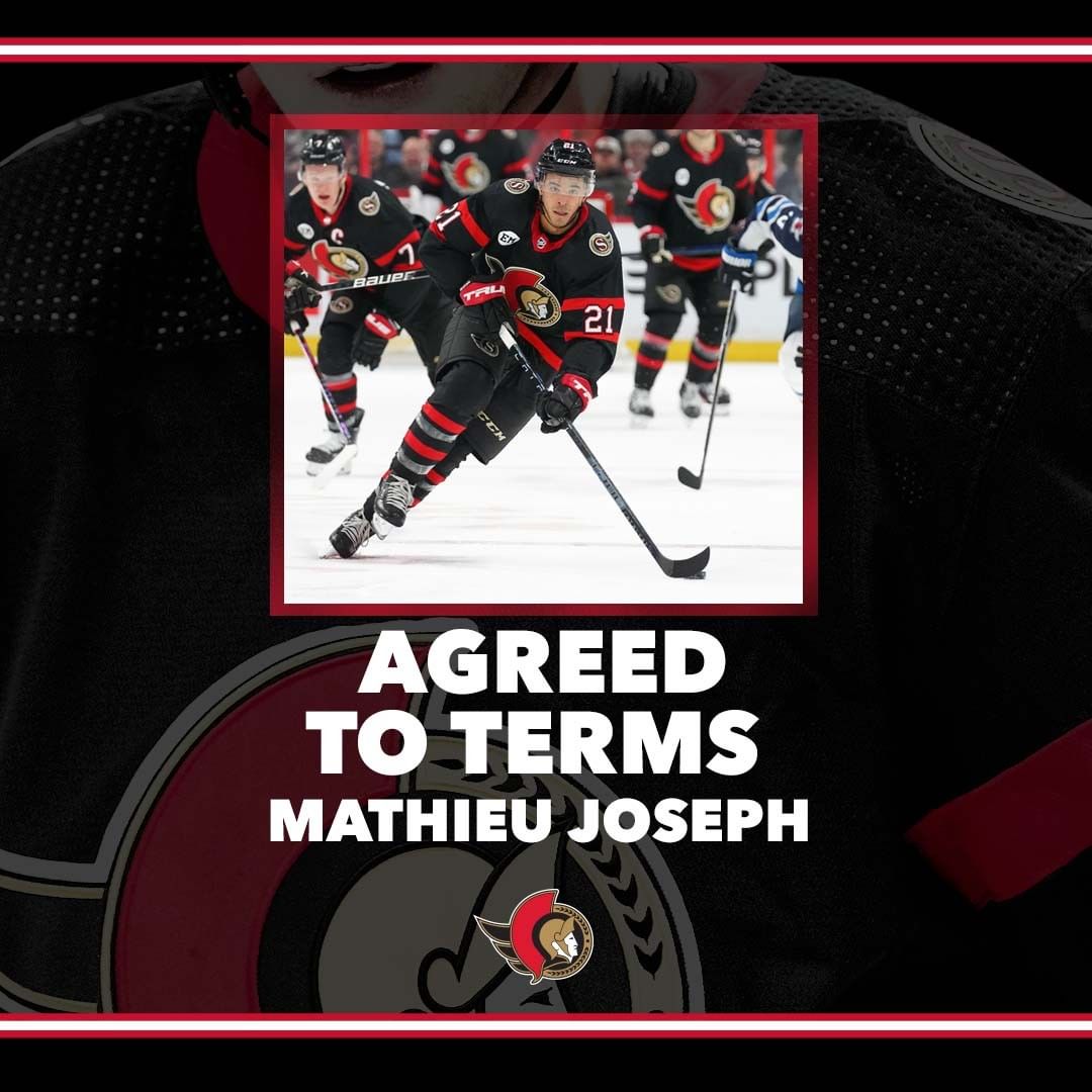 The #Sens have agreed to terms with forward @mathyjoz21 on a four-year, $11.8M (...